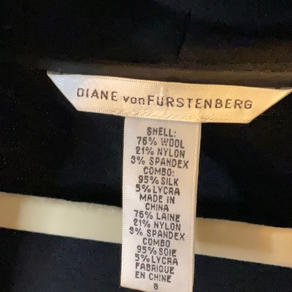 Diane von Furstenberg Wool Blend Wrap Sweater with Belt - Picture 6 of 8